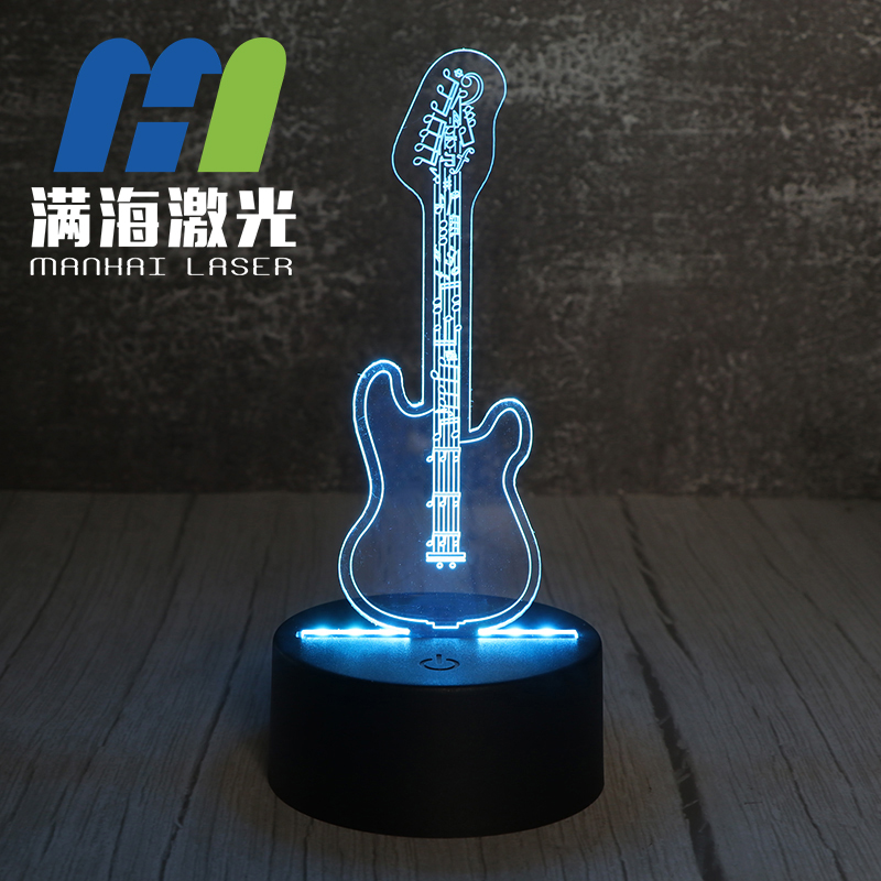 吉他樂器造型3d小夜燈床頭燈