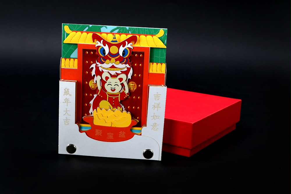 新年便簽3d立體鼠年立體便簽紙廠家定制